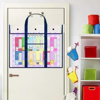 Большая сумка для хранения плакатов, сверхпрочная сумка с застежкой на пуговицы, большая многофункциональная сумка для хранения картин с удлиненной ручкой синий