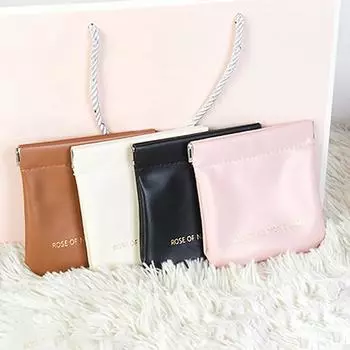 Большая сумка для хранения помады Bluetooth-гарнитуры, косметичка, зарядное устройство, ключ, самозакрывающаяся сумка для осколков, портативный футляр для косметики кофейный