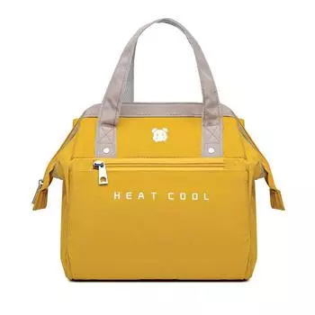 Большая сумка для ланча женская водонепроницаемая лаконичная удобная сумка-холодильник для свежих продуктов термоконтейнер для ланча портативная дорожная сумка для пикника