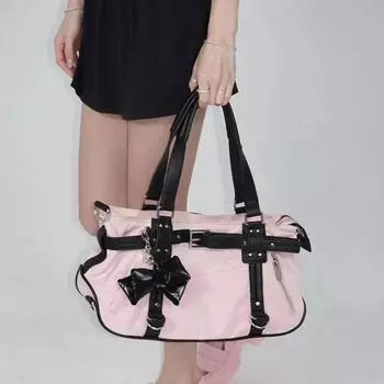 Большая сумка с омбро через плечо, сумка Spice Girl y2k, большая киберспортивная сумка, кожаные сумки, мода, большая сумка, дизайн сумки