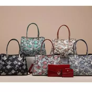 Большая сумка-тоут корейской версии 2024, универсальная для женщин, популярные в этом году сумки через плечо на одно плечо, модная трансграничная сумка для родителей и детей