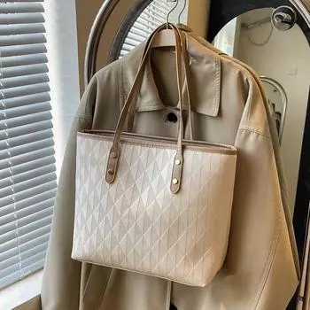 Большая сумка Женская сумка для подмышек хаки