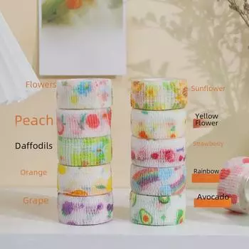 Большая упаковка эластичных повязок на пальцы и запястья для студентов - самоклеящиеся, износостойкие, спортивная лента 10 pieces per pack, random style