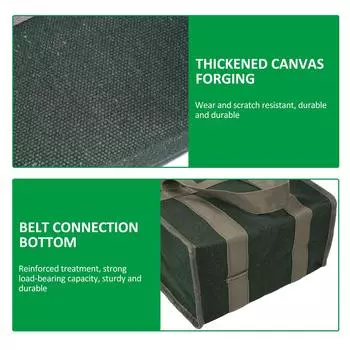 Большая утолщенная износостойкая сумка для хранения инструментов для технического обслуживания, многофункциональная портативная сумка для инструментов, большая 084-1 зелёный