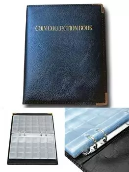 Большая вместимость 480 сеток старинных монет Коллекция Книга
