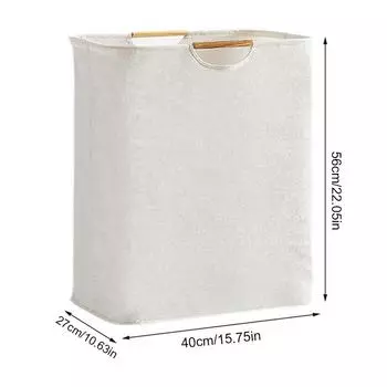 Большая вместимость для хранения белья, корзина для хранения грязной одежды с ручкой 27*40*56cm