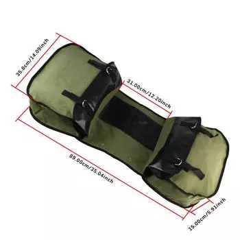 Большая вместимость для велосипеда, квадроцикла, электрического велосипеда, мотоцикла, боковые задние сумки, багажная сумка, холщовая сумка, сумка для седла мотоцикла чёрный