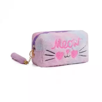 Большая вместимость кавайный плюшевый пенал косметичка милый холщовый чехол для ручек органайзер корейский для девочек школьные канцелярские принадлежности