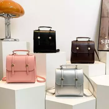 Большая вместимость, модный студенческий стиль, простой темперамент, летний новый модный повседневный женский рюкзак на одно плечо