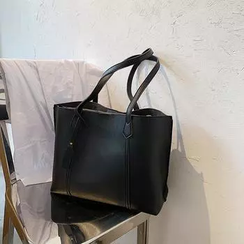 Большая вместимость, мягкая женская сумка на одно плечо, прочная, высококачественная, из искусственной кожи, для путешествий, для отдыха, модные сумки, новый тренд (30cm<Max Length<50cm)