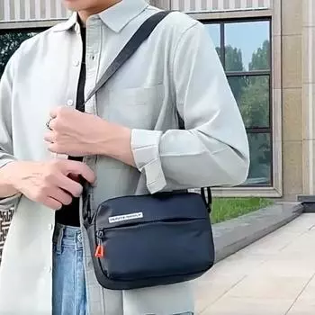 Большая вместимость мужская сумка через плечо из искусственной кожи для спорта и фитнеса, повседневная сумка для работы на открытом воздухе чёрный