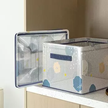 Большая вместимость настольных закусок, косметики, книг, игрушек, ящиков для хранения, штанов для одежды, складной корзины-органайзера для мелочей 30*25*20cm