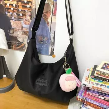 Большая вместимость одно плечо женская мода колледж студент класс пригородный сумка мессенджер