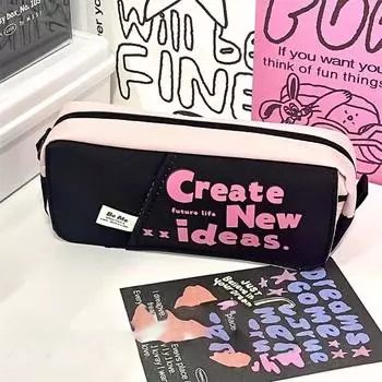 Большая вместимость пенала цветной дизайн канцелярская сумка новая ручка сумка студент