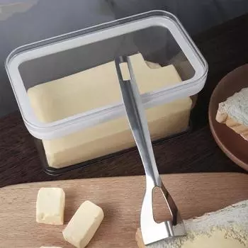 Большая вместимость портативная кухонная коробка для хранения масла прямоугольный контейнер сыр еда инструменты для приготовления пищи костюм