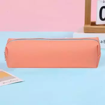 Большая вместимость Простой пенал Милая сумка для хранения карандашей Канцелярские принадлежности синий/розовый