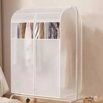 Большая вместимость пылезащитный чехол для одежды прозрачная вешалка для одежды сумка для хранения в шкафу для дома Style D
