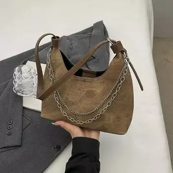 Большая вместимость ретро модные сумки через плечо подмышки для женщин модные универсальные сумки-пельмени премиум-класса для поездок на работу