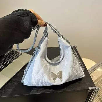 Большая вместимость рюкзака для поездок на работу, весенняя повседневная сумка-тоут для женщин 2024 года, новая сумка через плечо с цепочкой, персонализированный рюкзак чёрный