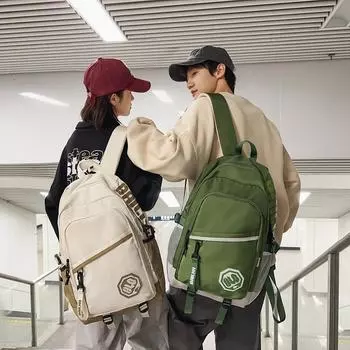 Большая вместимость школьного рюкзака для школьников, компьютерный рюкзак для путешествий хаки