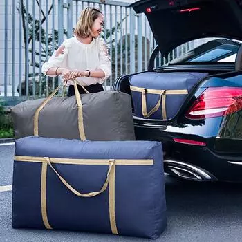 Большая вместимость стеганого мешка для переезда, органайзер для сортировки пододеяльников, пылезащитный органайзер для шкафа, упаковочные мешки для переезда