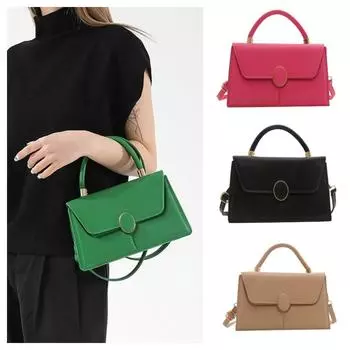 Большая вместимость сумки через плечо в корейском стиле в стиле ретро сумка через плечо для офисного работника коричневый