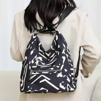 Большая вместимость женская сумка через плечо универсальный повседневный рюкзак нишевый дизайн мода