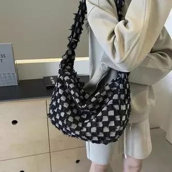 Большая вместимость женских сумок через плечо, универсальные сумки через плечо, мягкая сумка для путешественников, дизайнерская сумка из денима на молнии