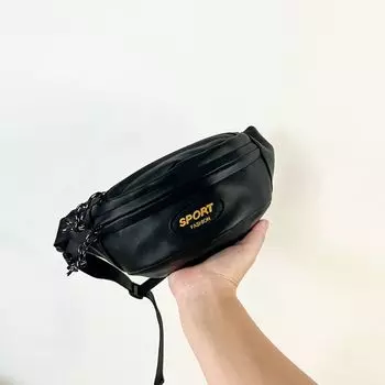 Большая вместительная детская сумка, водонепроницаемая сумка через плечо, модная сумка через плечо чёрный