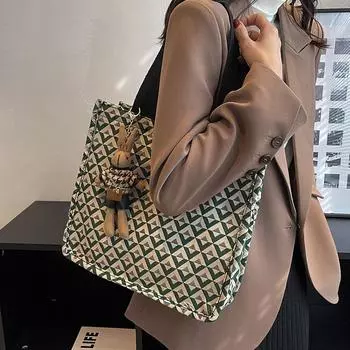 Большая вместительная холщовая сумка для женщин, новая модная сумка для покупок на одно плечо для школьников, школьников, школьных занятий, школьных принадлежностей, сумка для игрушек