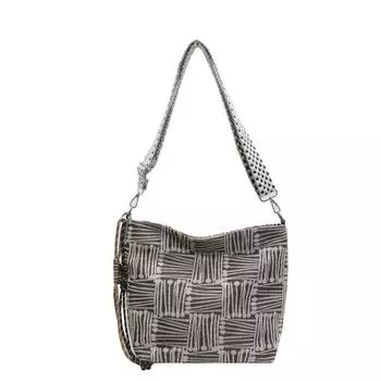 Большая вместительная холщовая сумка женская 2024 новая сумка для отдыха на работе сумка-тоут ленивый стиль универсальная сумка через плечо жёлтый