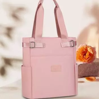 Большая вместительная холщовая сумка, женская весенняя сумка через плечо, студенческая сумка для покупок, сумка-тоут, маленькая ручная сумка, рюкзак 32x12x32cm чёрный