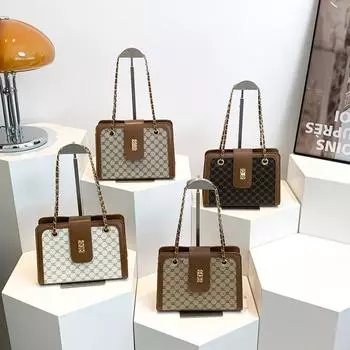 Большая вместительная индивидуальная сумка на цепочке, модная простая сумка на одно плечо, женская летняя новая сумка через плечо, маленькая квадратная сумка