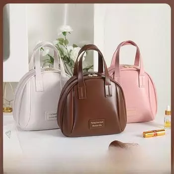 Большая вместительная косметичка Maillard: Портативный дорожный органайзер для кистей для макияжа и туалетных принадлежностей