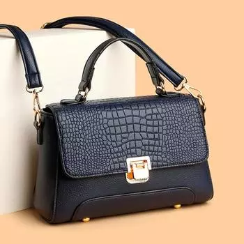 Большая вместительная многослойная сумка через плечо для женщин Высококачественная кожаная сумка