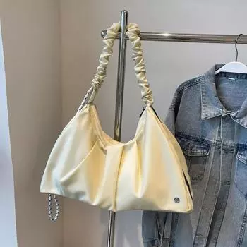 Большая вместительная нейлоновая сумка через плечо для женщин, для отдыха, поездок на работу, универсальные сумки через плечо, легкие простые дорожные сумки