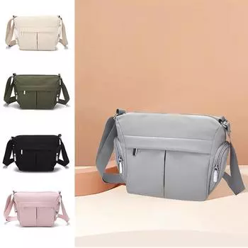 Большая вместительная нейлоновая сумка женская сумка через плечо сумка через плечо хаки