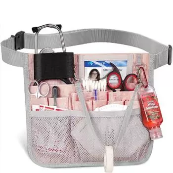 Большая вместительная поясная сумка, надежная сумка для кормящих матерей, органайзер для ремня для кормящих матерей, принадлежности для медсестер чёрный
