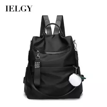 Большая вместительная повседневная дорожная сумка Новая женская сумка Рюкзак из нейлоновой ткани Оксфорд Стильная и простая сумка для поездок на работу Один плечевой ремень фиолетовый