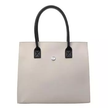 Большая вместительная простая женская сумка из ткани Оксфорд, весенняя сумка через плечо, винтажная сумка для поездок на работу белый