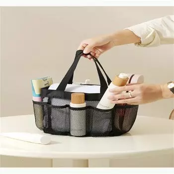 Большая вместительная сетчатая пляжная сумка, складная дышащая сумка для плавания, путешествий, продуктов, одно плечо, ручная сумка для мытья посуды, 2024 г., новинка