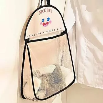 Большая вместительная сетчатая сумка для хранения, многоразовая сетчатая сумка для хранения овощей, нижнего белья, носков, кухонная подвесная сетчатая сумка