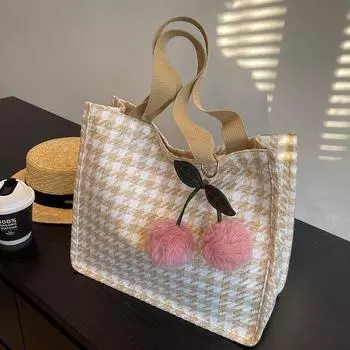 Большая вместительная школьная сумка для студентов, женская модная сумка через плечо, женская холщовая сумка