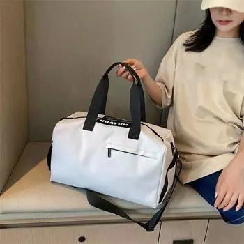 Большая вместительная спортивная сумка для йоги, водонепроницаемая женская спортивная сумка для плавания на открытом воздухе, многофункциональная ручная дорожная дорожная сумка для выходного дня