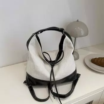 Большая вместительная сумка 2024 года, новая повседневная сумка-тоут, простая, только для индивидуальности, красивая женская осенняя ретро-сумка для поездок на работу белый