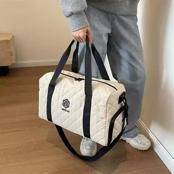 Большая вместительная сумка 2024 года, новый деловой дорожный багаж для женщин, универсальная портативная дорожная сумка премиум-класса