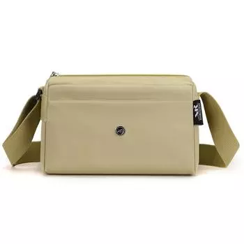 Большая вместительная сумка через плечо женская ретро-сумка Mother Bag хаки