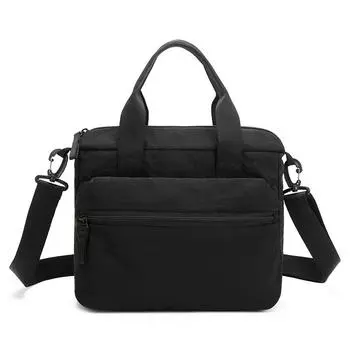 Большая вместительная сумка через плечо женская сумка через плечо сумка для поездок на работу чёрный