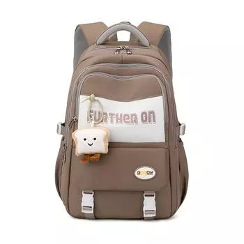 Большая вместительная сумка через плечо Campus Backpack JW9731(35*22*49СМ) коричневый