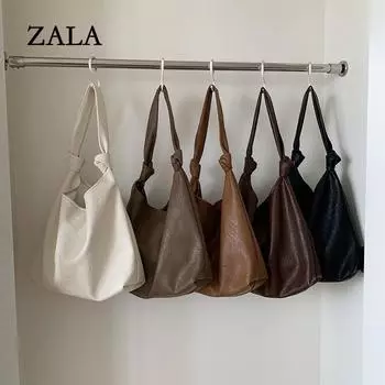 Большая вместительная сумка через плечо женская новая корейская версия модная универсальная повседневная сумка-ведро для поездок на работу партия белый